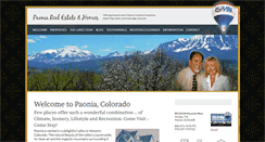Desktop Screenshot of paonia-realestate.com